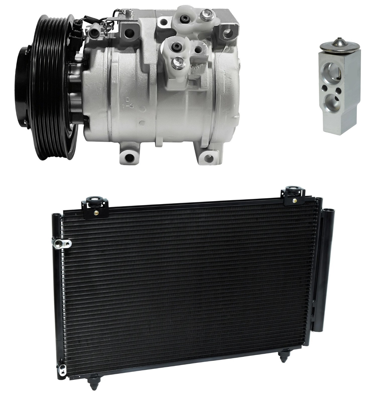 NEW RYC AC Compressor Kit W/ Condenser CI94B-N Fits Toyota Matrix 1.8L ...