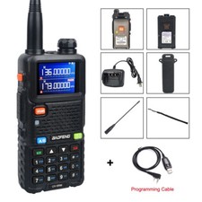 UV-5RM Two Way Radio FM High Power RX VHF UHF DTMF Communication Program Cable
