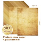 <!--F#f_0-->50 Sheets of Old Looking/Vintage Design Letter Paper DIN A4. Great for Vintage<!--F/-->