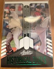 Roger Clemens Andy Pettitte 2022 Panini Absolute Historical Duals Green Parallel