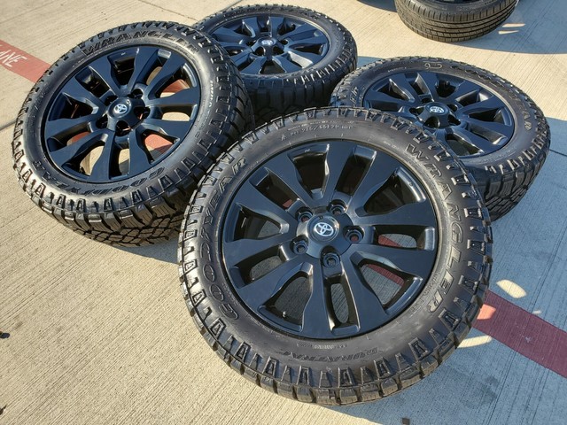 20" Toyota 2020 Tundra Sequoia TRD PRO OEM black wheels rims tire 2019