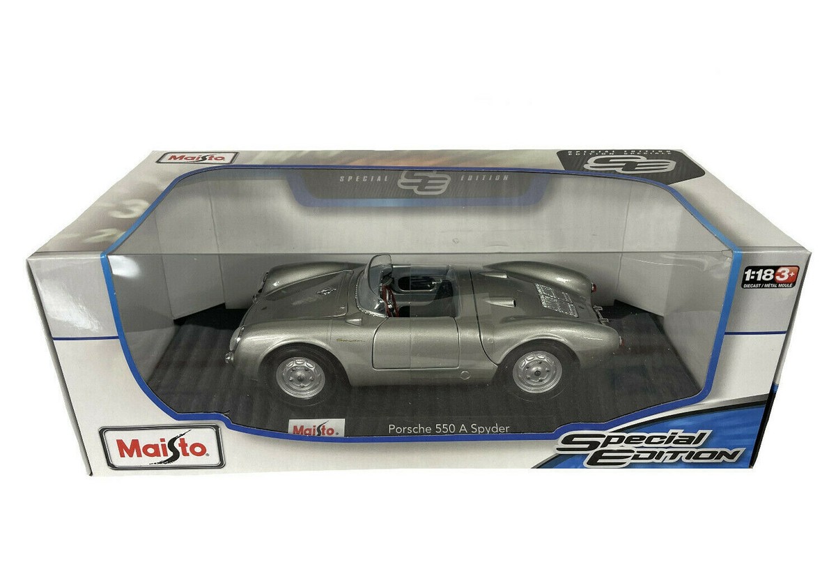 Maisto 1:18 Scale Porsche 550 A Spyder Diecast Car Special Edition