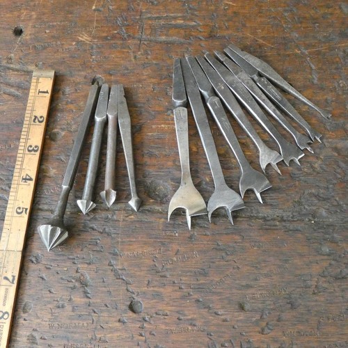 Carpentry/Woodworking A Selection of Hand Brace Auger Bits Various Makers eBay