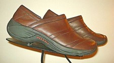 Women's Merrell "Encore Eclipse" Brown Leather Sport Loafer Sz 38/7.5 EXCELLENT 
