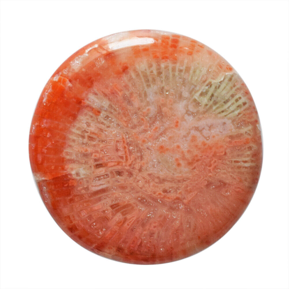 48 Pierres Précieuses Zircon Orange Naturel - Cambodge, Forme Ronde, Qualité EGL