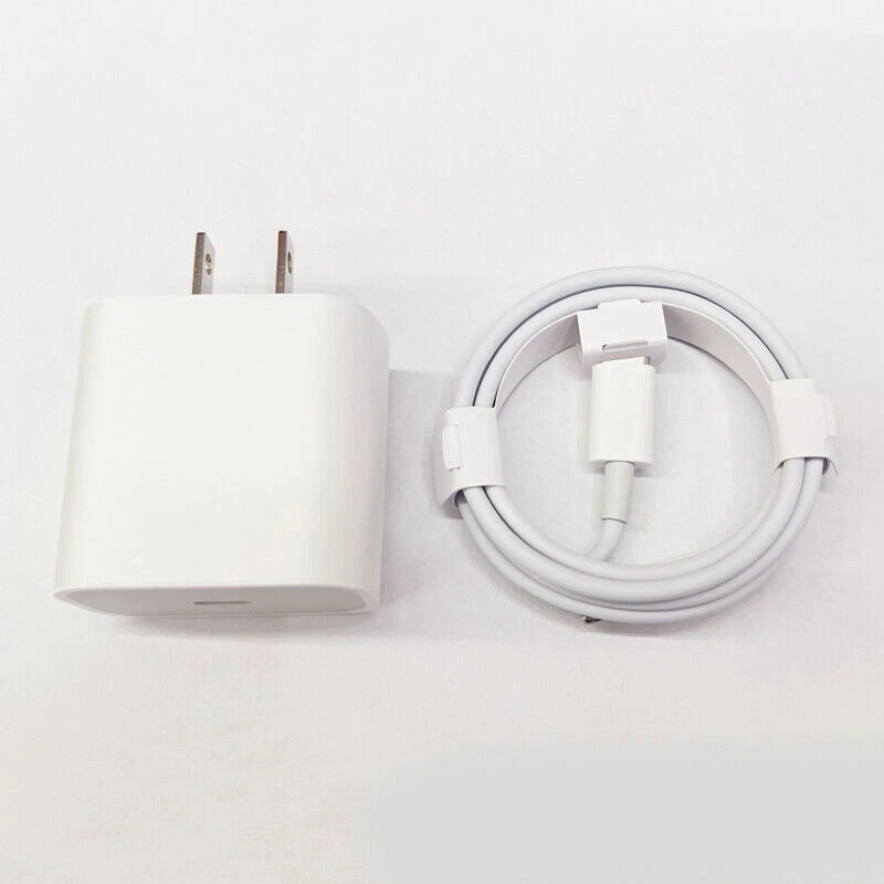 20W USB-C Power Adapter Fast Charge Cable For iPhone 14/13/12/11 Pro Max/XR/iPad - Image 4 of 4