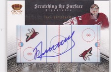 2010-11 Crown Royale Scratching the Surface Signatures #38 Ilya Bryzgalov 7/100