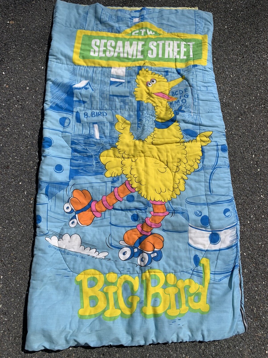 Vintage Sesame Street 寝袋 Vintage Child-Sized Sesame Street