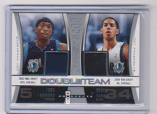 2006 2006-07 UD HOT PROSPECTS JOSH HOWARD DEVIN HARRIS DOUBLE TEAM JERSEY 34/50