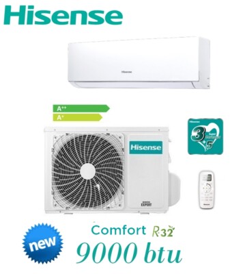 Air Conditioner / Inverter-Klimagerät 9000BTU Hisense Neu Comfort - DJ25VE00G