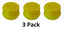 3 AFTERMARKET BLITZ YELLOW GAS SPOUT CAP replaces original 900302 ARROWS LINE UP