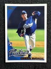 CESAR RAMOS #98 2010 Topps Baseball RC Rookie Card QTY San Diego Padres