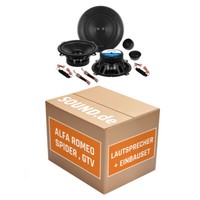 Crunch Lautsprecher FüR Alfa Romeo Spider+Gtv 13Cm 2-Wege System Auto Einbauset