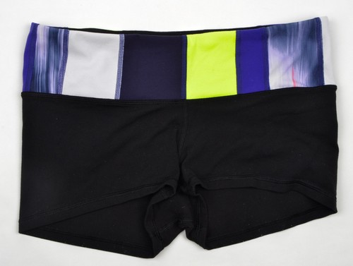 Lululemon Athletica Kurzhosen Gr 8 40 Laufen Sport Schwarz Black Spandex Yoga - Bild 2 von 6