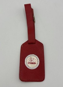 Vintage Rare Red 1960s SCHWINN Luggage Suitcase Bike Bicycle Tag