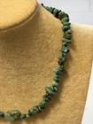 Vintage Native American Turquoise Nugget Necklace 46 Grams Sterling Clasp 18” — photo 4