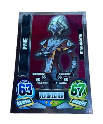 FORCE ATTAX Topps Serie 5 PYKE Nr. 156 Verbrecher Die Unterwelt Star-Karte  