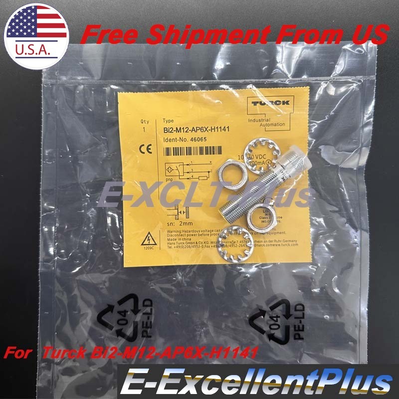 New For Turck Bi2-M12-AP6X-H1141 PLC Inductive Proximity Sensor Switch US Stock