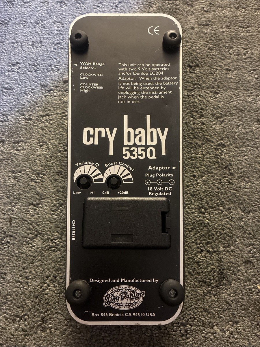 Jim Dunlop Cry Baby 535Q Multi-Wah Pedal Read Desc | eBay