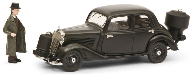 Schuco Mercedes Benz 170 V gazogène 1/43 de collection en métal noir