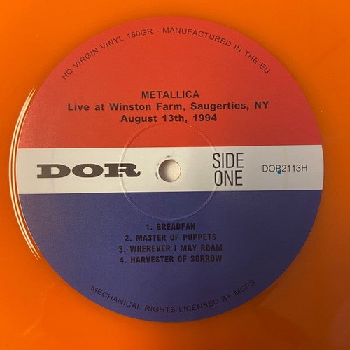 Metallica 2 X Vinyle 33 LP 12 Live Winston Farm,Saugertis NY 1994 Scellé en usin - Imagen 6 de 6