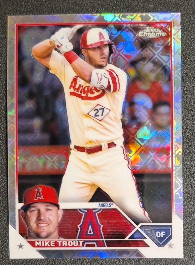 2023 Topps Chrome Logofractor Edition - Mike Trout #27