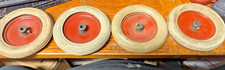 20'S ORIG WHITE TRUCK Wheels TIRES A.C. GILBERT ERECTOR SET