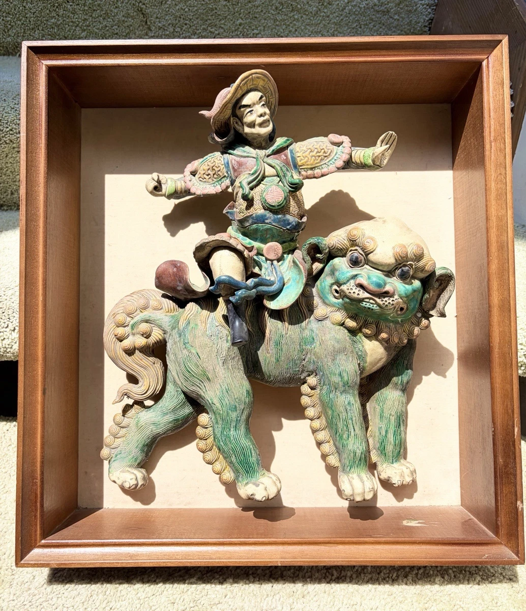 陶瓷1900-1940 年中国清朝(1644-1911) 中国朝代雕像、雕像| eBay