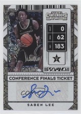 2020-21 Contenders Draft Picks Conference Finals Ticket /75 Saben Lee Auto 09eq