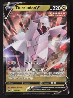 Duraludon V Ultra Rare Crown Zenith 103/159 NM