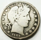 1903 O Barber Half Dollar