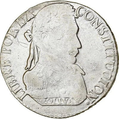 Bolivie, 4 Soles, 1830, Potosi, Argent, TB+, KM:96a.2 - Photo 1/2