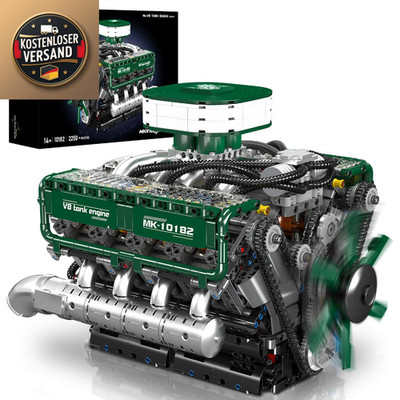 Mould King 10182 V8 Twin-Turbo Motor Bausatz 2250 Stück