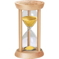 Sanduhr Timer 30 Minuten Holz, Gold Sanduhr K...