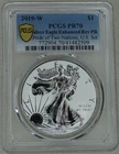 2019-W American Silver Eagle Reverse Proof PCGS PR 70 US Mint $1