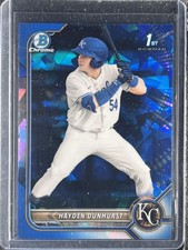 Dunhurst, Hayden - 2022 Bowman Draft Chrome Sapphire