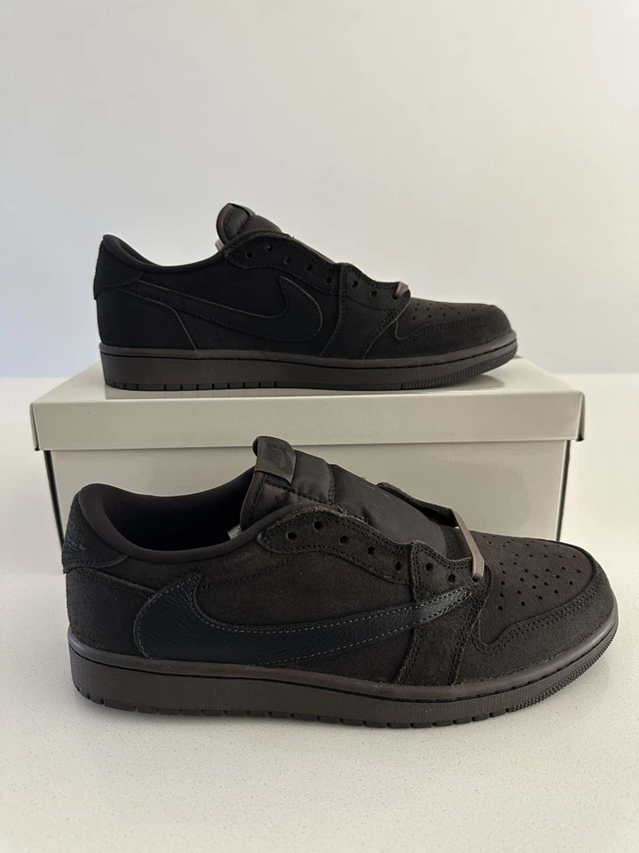 Travis Scott x Air Jordan 1 Retro OG SP Bajo Terciopelo Marrón Talla 10 DM7866-202 Foto 3 de 4