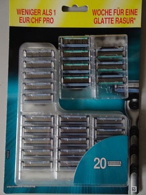 27x Gillette Mach 3 Rasierklingen