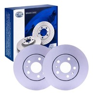 2X Hella Pagid Bremsscheiben Ø296Mm Vorne Passend FüR Fiat Talento Nissan NV300