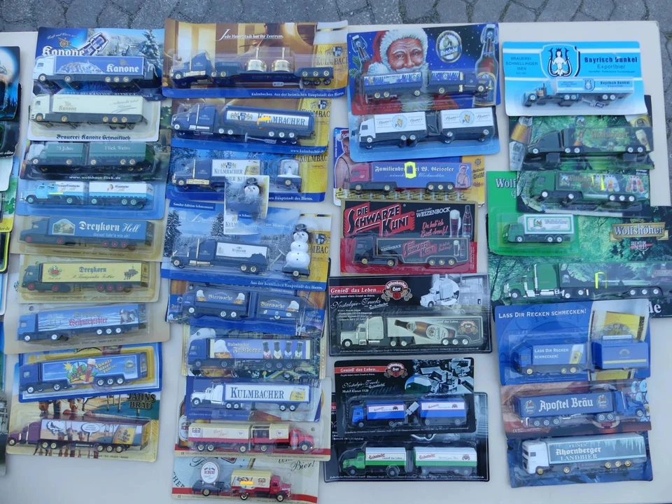 50 Stk - Sammeltrucks Thema Bier - Trucks, LKW, Sattel - Tieflader - OVP - Bild 4 von 4
