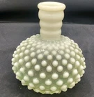 Vintage Fenton Opalescent Hobnail Glass Bud Vase
