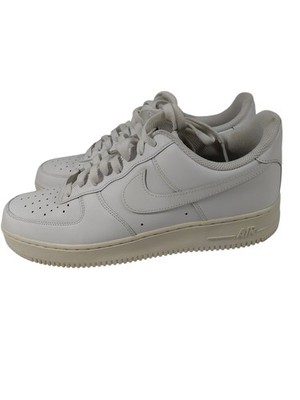 Nike Air Force 1 '07 Triple White Low Top Athletic Sneaker Size 10.5 CW2288-111