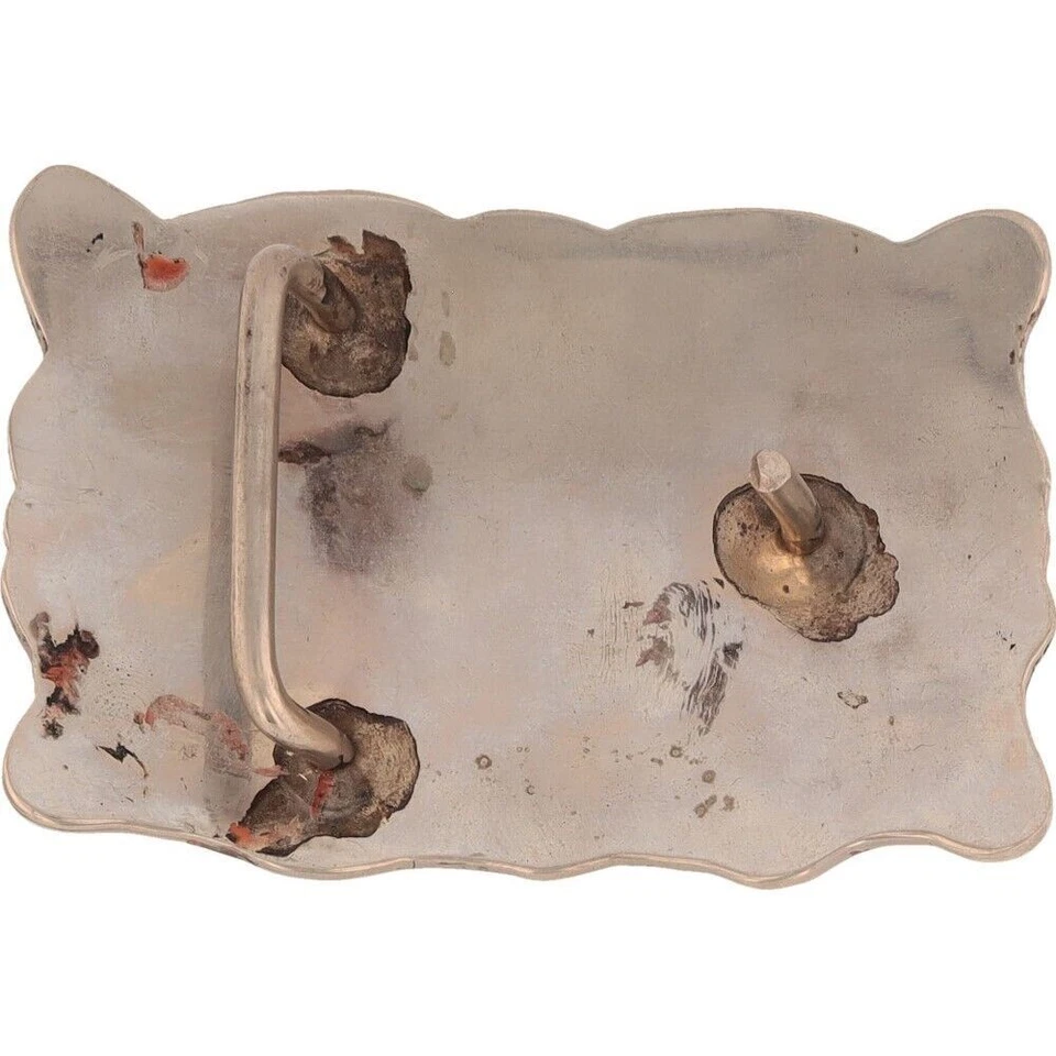 G Plata WWJD Qué haría Jesús cristiano religioso occidental hebilla de cinturón de colección Foto 2 de 4