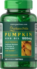 Puritan's Pride Pumpkin Seed Oil 1000 mg - 100 Softgels