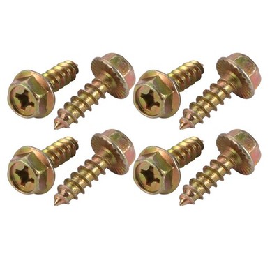 8 Stücke selbstbohrend Gezahnter Flansch Kopf Schrauben M6x20mm