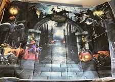 7x5ft Halloween Theme Haunted Gate Photo Backdrop Photography Background