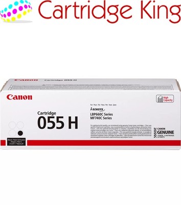 Canon 055 H schwarze Tonerkassette mit hoher Reichweite   3020C002