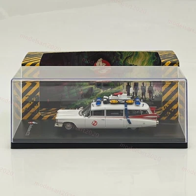 1/64 YS Cadillac Ghostbusters Ecto-1 Diecast Model Minicar Limited Collection