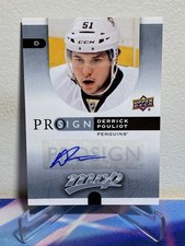 2015-16 Upper Deck MVP Hockey DERRICK POULIOT #PS-DP PRO SIGN AUTO SP