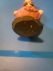Vintage 1960s pinup Witch brunette lady in dress pumpkin figurine decoration — photo 2